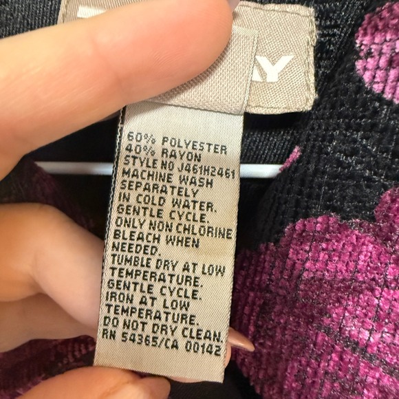 Vintage Womens Romantic Floral Textured Blazer Jacket Size 12 Career Business - Picture 13 of 15